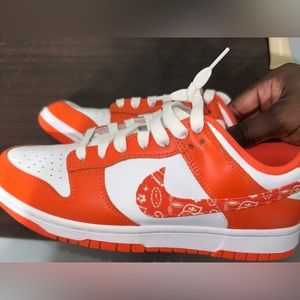 Nike Dunk Orange Paisleys